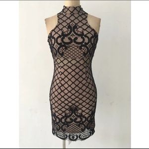 FASHION Lace sexy dress